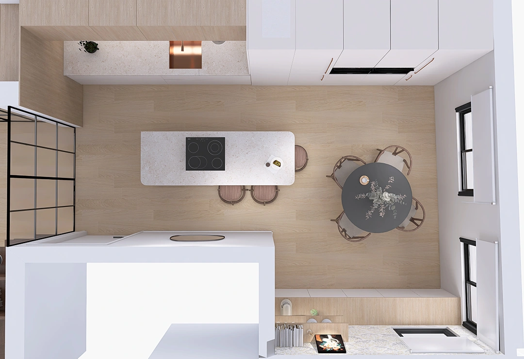 SEDA 2 Plano cocina desde arriba nueva