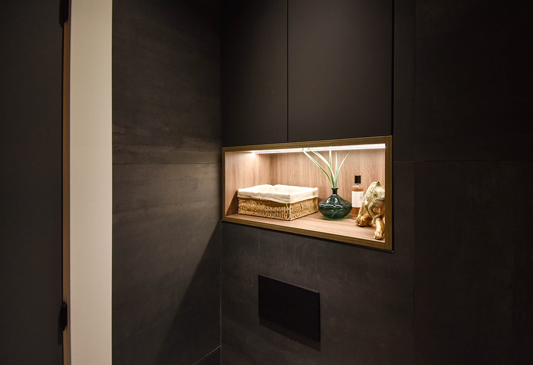 casa eclipse despues 18 Hornacina en baño tipo suite