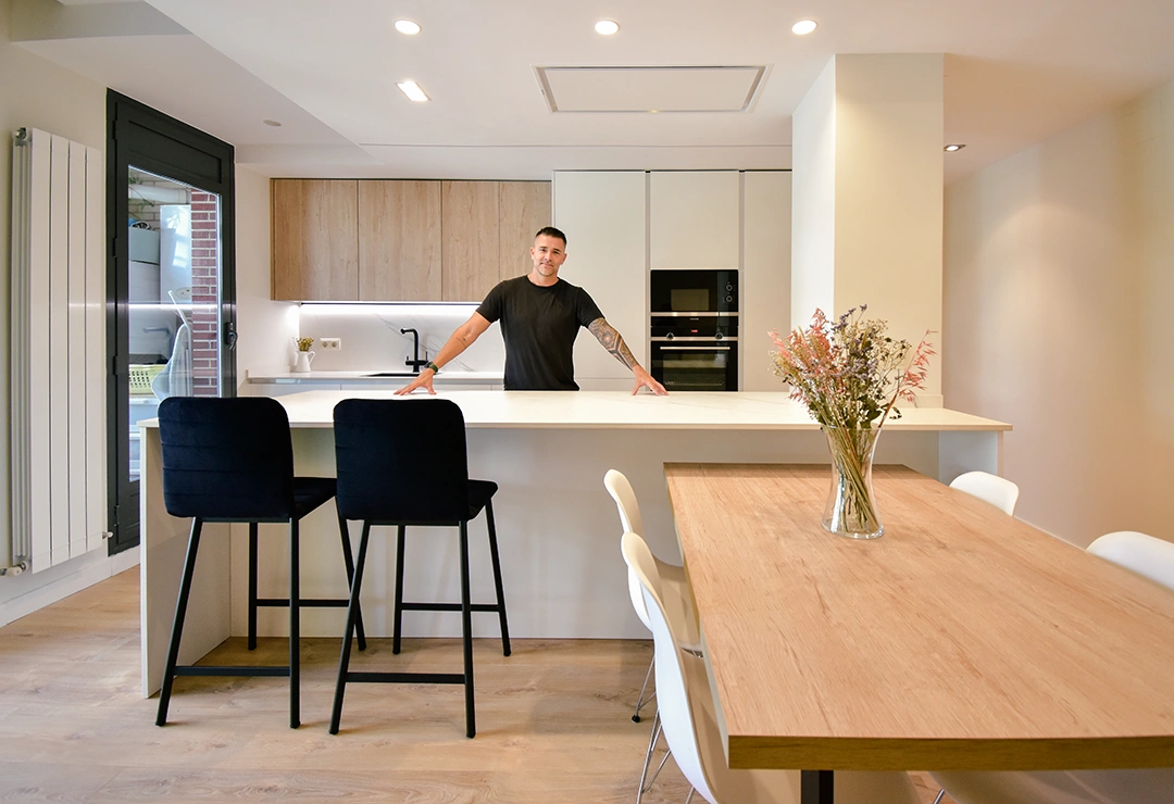 cocina polar despues 7 Cocina reformada con isla